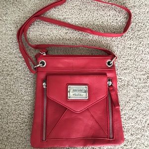Nicole Miller red handbag
